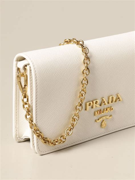 prada white shoulder bag